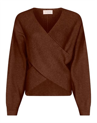 MSCHZinelle Hope Wrap Strik - Slate Brown Melange 